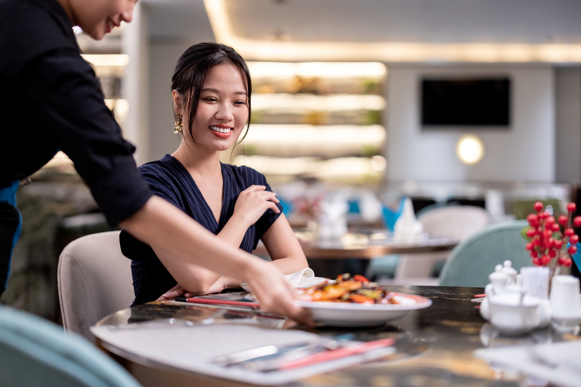 Thưởng thức các món Dimsum với không gian sang trọng