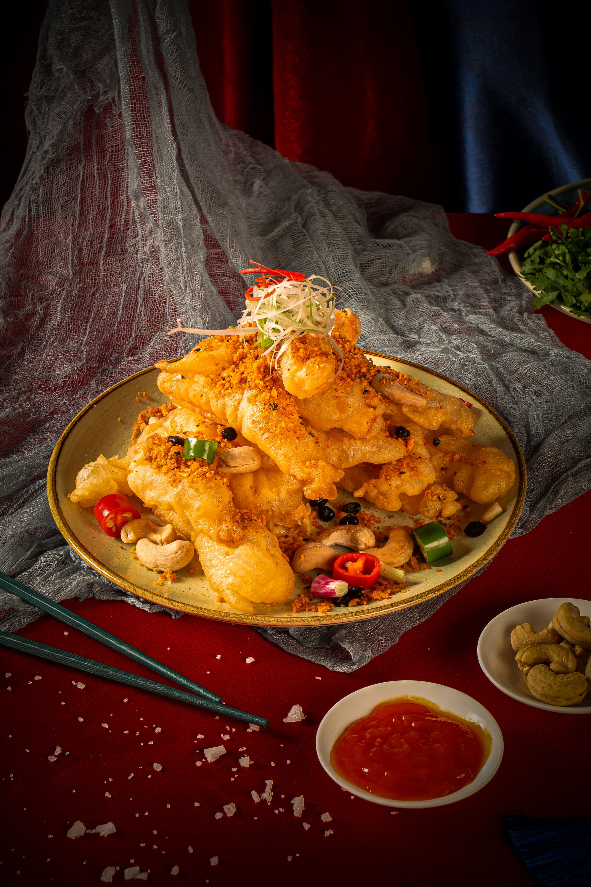MỰC CHIÊN GIÒN MUỐI TIÊU HẠT ĐIỀU