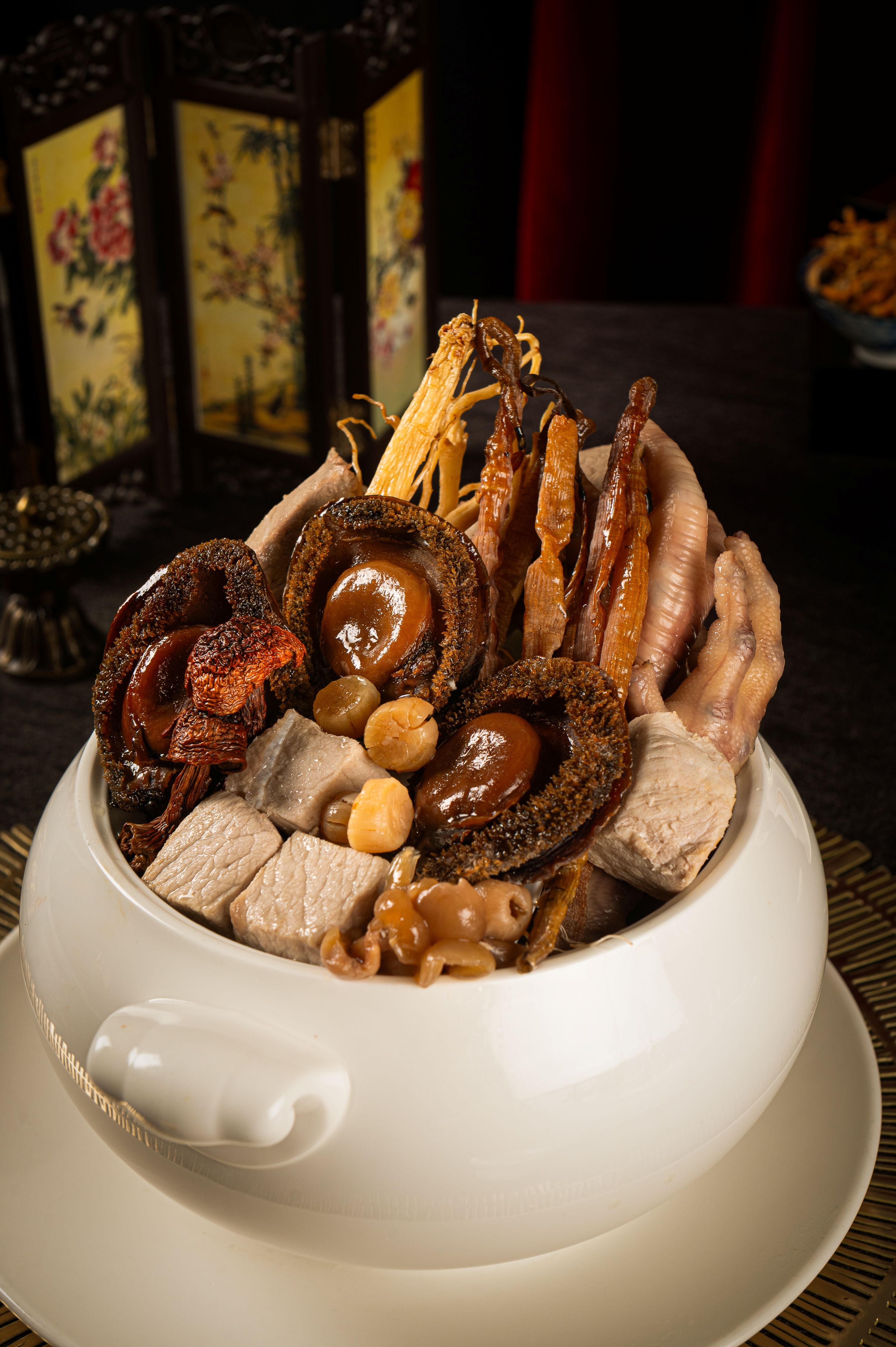 CANH BÀO NGƯ TIỀM HOA TÙNG THẢO