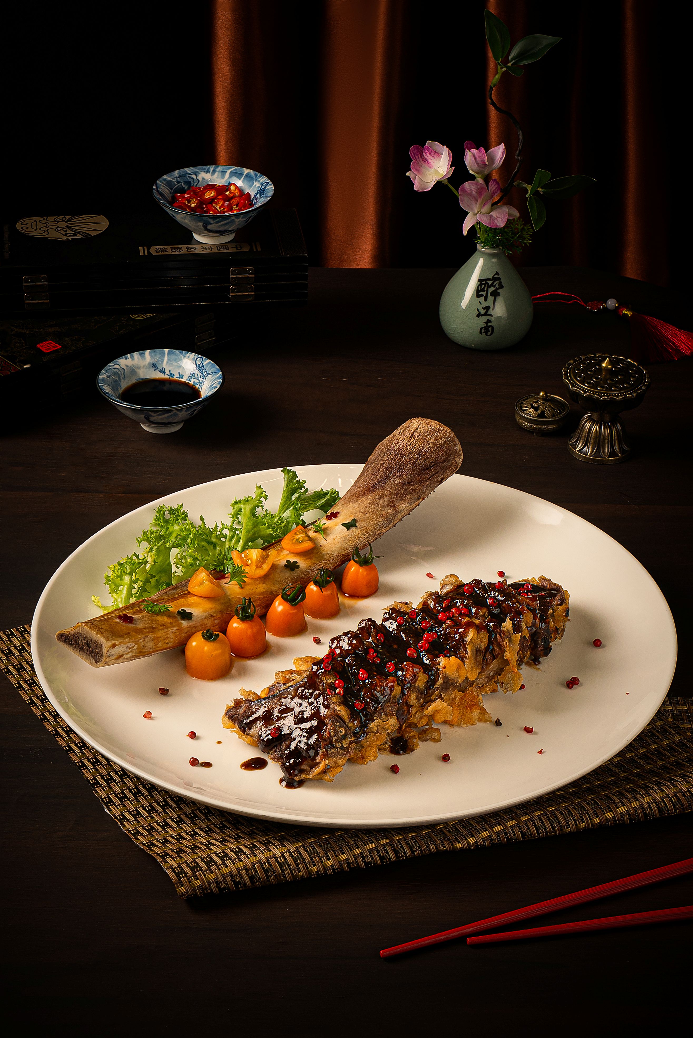 SƯỜN BÒ MỸ CHIÊN GIÒN VỚI SỐT TIÊU